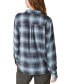 Фото #2 товара Women's Cloud Plaid Boyfriend Shirt