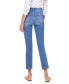 ფოტო #3 პროდუქტის Women's High Rise Cropped Slim Straight Jeans