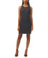 ფოტო #1 პროდუქტის Women's Round-Neck Sleeveless Sweater Dress