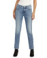 Фото #1 товара Women's Cassie Mid Rise Slim Straight Leg Jeans