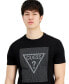 Фото #3 товара Men's Stitch Triangle Logo Short-Sleeve Crewneck T-Shirt