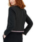 ფოტო #2 პროდუქტის Women's Tweed Metallic-Trim Cropped Jacket