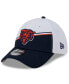 Фото #3 товара Men's White, Navy Chicago Bears 2023 Sideline 39THIRTY Flex Hat