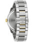 ფოტო #3 პროდუქტის Men's Classic Wilton Two-Tone Stainless Steel Bracelet Watch 41mm