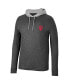 Men's Black Indiana Hoosiers Ballot Waffle-Knit Thermal Long Sleeve Hoodie T-shirt