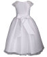 ფოტო #10 პროდუქტის Big Girls Flower Applique Communion Dress