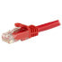 Фото #7 товара StarTech.com 3m CAT6 Ethernet Cable - Red CAT 6 Gigabit Ethernet Wire -650MHz 100W PoE RJ45 UTP Network/Patch Cord Snagless w/Strain Relief Fluke Tested/Wiring is UL Certified/TIA - 3 m - Cat6 - U/UTP (UTP) - RJ-45 - RJ-45