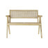 Bench with backrest DKD Home Decor Natural Vintage 105,5 x 62 x 83 cm