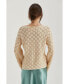 Фото #3 товара Women's Attina Crochet Sweater Top