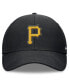 Фото #4 товара Men's Black Pittsburgh Pirates Evergreen Club Performance Adjustable Hat