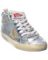 Golden Goose Mid Star Leather Sneaker Women's Silver 35