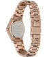 ფოტო #3 პროდუქტის Women's Sports Luxe Hexa Mini Carnation Gold-Tone Stainless Steel Bracelet Watch 28mm