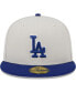 Фото #3 товара Men's Gray, Royal Los Angeles Dodgers World Class Back Patch 59FIFTY Fitted Hat
