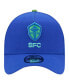 Фото #2 товара Men's Blue Seattle Sounders FC 2024 Kick Off Collection 9FORTY A-Frame Adjustable Hat