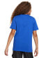 ფოტო #2 პროდუქტის Big Kids Sportswear Graphic Cotton T-shirt