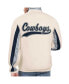 Men's White Dallas Cowboys Vintage-like Rebound Full-Zip Track Jacket