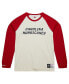 Фото #2 товара Men's Cream Distressed Carolina Hurricanes Legendary Slub Vintage-Like Raglan Long Sleeve T-shirt
