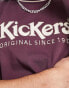 Фото #2 товара Kickers logo t-shirt in purple