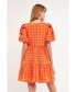 ფოტო #2 პროდუქტის Women's Tweed Babydoll Dress