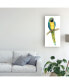 Фото #3 товара Grace Popp Teal Macaw II Canvas Art - 37" x 49"