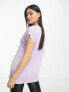 Фото #4 товара Urban Classics extended shoulder short sleeve tee in lilac