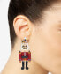 Gold-Tone Bead, Crystal & Imitation Pearl Nutcracker Drop Earrings, Created for Macy's
