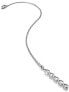 Silver necklace with shimmering pendant Emozioni Acqua Amore EP039