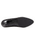 Trotters Kiera T1805-071 Womens Black Leather Slip On Pumps Heels Shoes