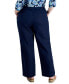 Фото #4 товара Plus Size 100% Linen Pants, Created for Macy's