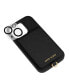 Women's Black Saffiano Leather iPhone 13 and 14 Case
