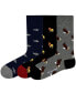 ფოტო #2 პროდუქტის Women's Animal Kingdom Bundle W-Cotton Novelty Crew Socks with Seamless Toe Design, Pack of 3