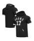 Фото #1 товара Men's Davante Adams Black Las Vegas Raiders Player Name and Number Hoodie T-shirt