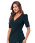 ფოტო #4 პროდუქტის Women's Scuba-Crepe Cascading-Ruffle Long Dress