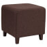Фото #1 товара Ascalon Upholstered Ottoman Pouf In Brown Fabric