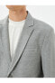 Фото #9 товара Blazer Ceket Slim Fit Düğmeli Çift Cep Detaylı