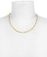 Paperclip Link 16" Chain Necklace in 14k Gold