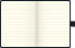 Brunnen 105521705 - Monochromatic - Black - 192 sheets - 80 g/m² - Lined paper - Hardcover