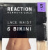 Фото #3 товара Reaction Kenneth Cole 6 Bikini Lace Waist Cotton Stretch Women's Underwear Small