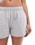 Фото #4 товара Stradivarius jersey short in grey