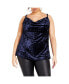 ფოტო #1 პროდუქტის Plus Size Velvet Lust Cami