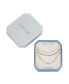 ფოტო #4 პროდუქტის Genuine Glass Stone and 14K Gold Plated Layered Necklace Set, 3 Pieces