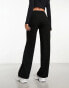 Фото #6 товара Only wide leg trouser in black