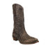 Фото #4 товара Roper Thick Embroidered Snip Toe Cowboy Womens Brown Casual Boots 09-021-0926-2