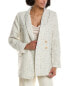 Фото #1 товара Pascale La Mode Oversized Tweed Wool-Blend Blazer Women's