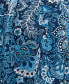 ფოტო #5 პროდუქტის Juniors' Tie-Bust Keyhole-Cutout Paisley-Print Maxi Dress