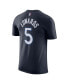 Фото #2 товара Men's Anthony Edwards Navy Minnesota Timberwolves Icon 2022/23 Name and Number T-shirt