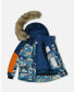 Toddler Boys Two Piece Snowsuit Majolica Blue Printed Glaciers - Toddler|Child Majolica blue printed animals and, 2T - фото #3