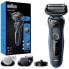 Фото #3 товара Braun Series 5 EasyClick Electric Shaver with 2 Accessories 51-B4650cs - Blue