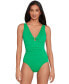 Фото #3 товара Ralph Lauren Ring Over The Shoulder One Piece Swimsuit