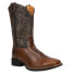 Roper Trigger TooledInlay Square Toe Cowboy Mens Brown Casual Boots 09-020-0906